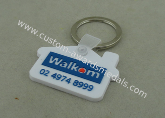 Porte-clés faits sur commande de PVC d'impression personnalisable de PVC Keychain de médaille